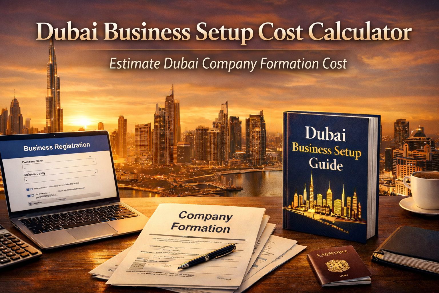 Dubai Business Setup Cost Calculator – Estimate Dubai Company Formation Cost - Estimate the real Dubai business setup cost using our Dubai Business Setup Cost Calculator. Learn licensing fees, visa costs, and company formation expenses.