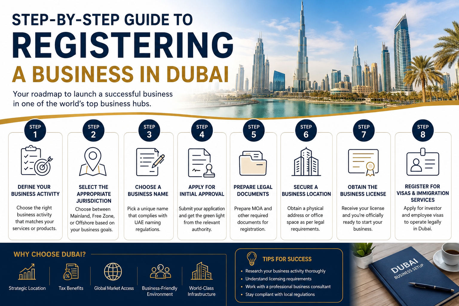 7 Powerful Steps: Step-by-Step Guide to Registering a Business in Dubai